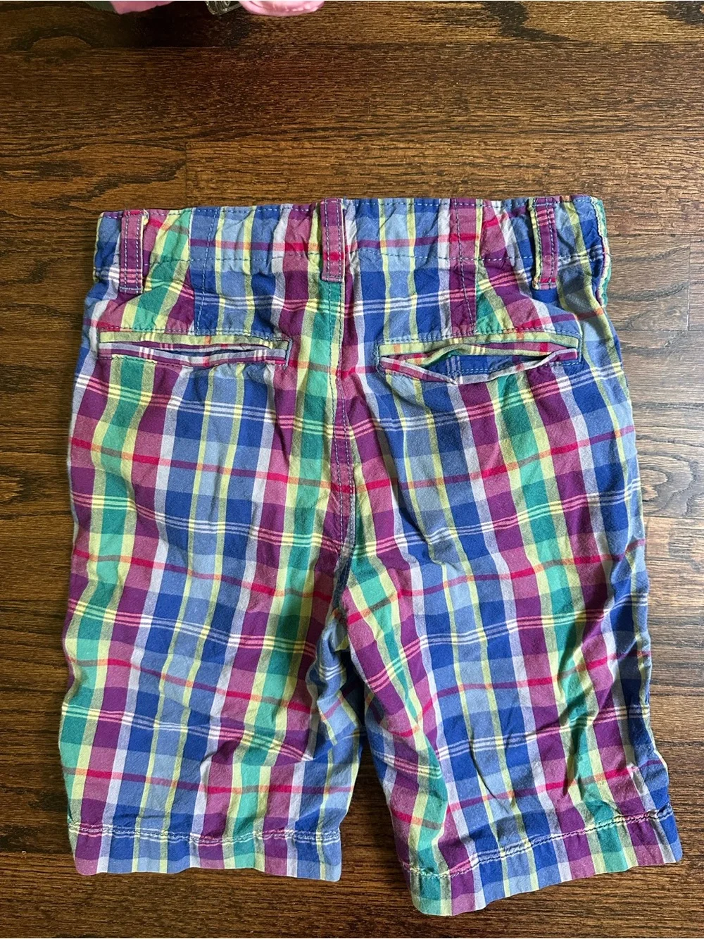 Gap kids plaid shorts, size 8